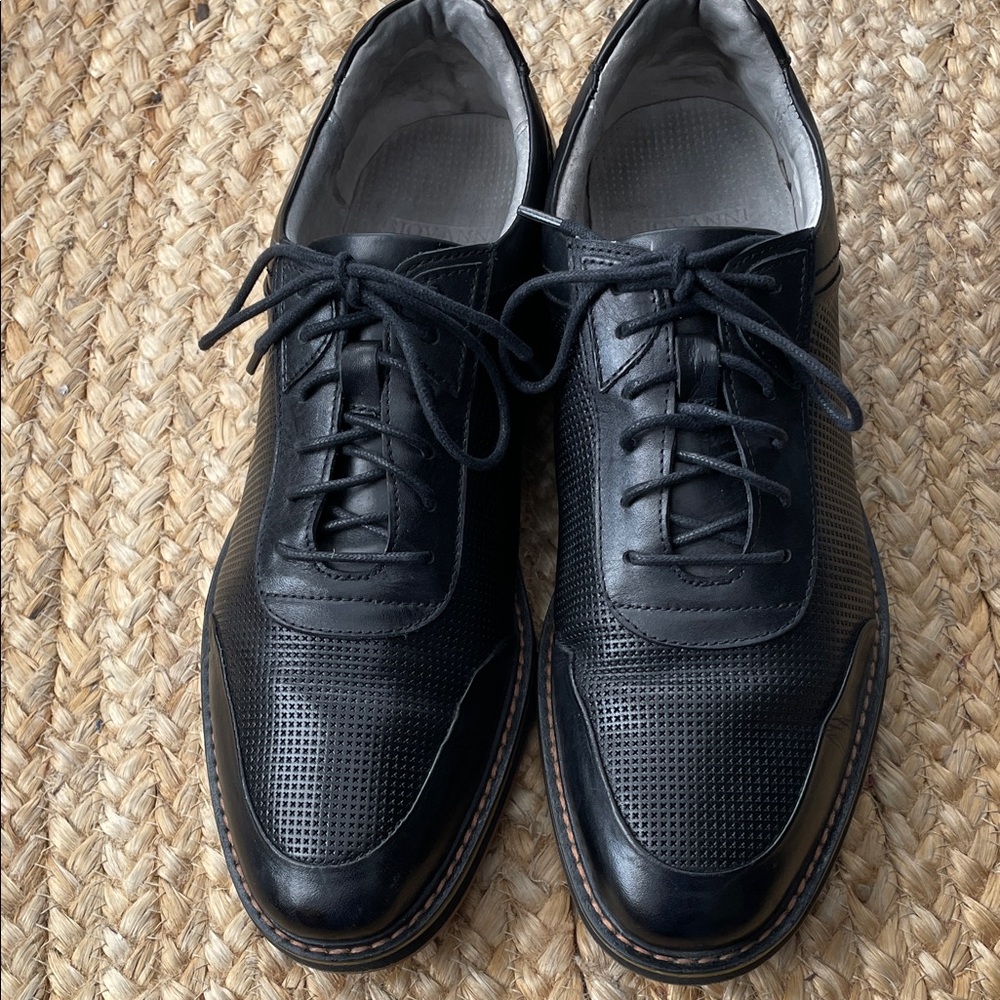 Elegant Black Leather Oxfords